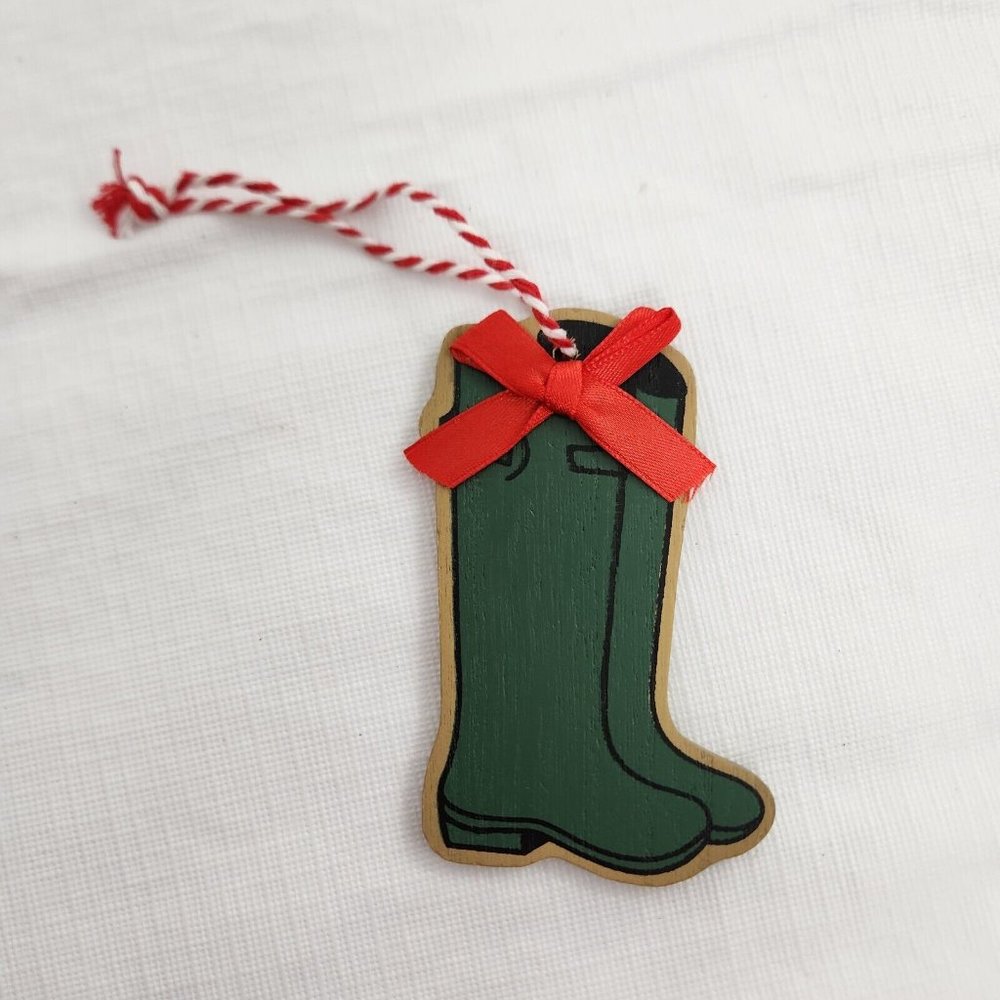 Military Soldier Boots Christmas Ornament